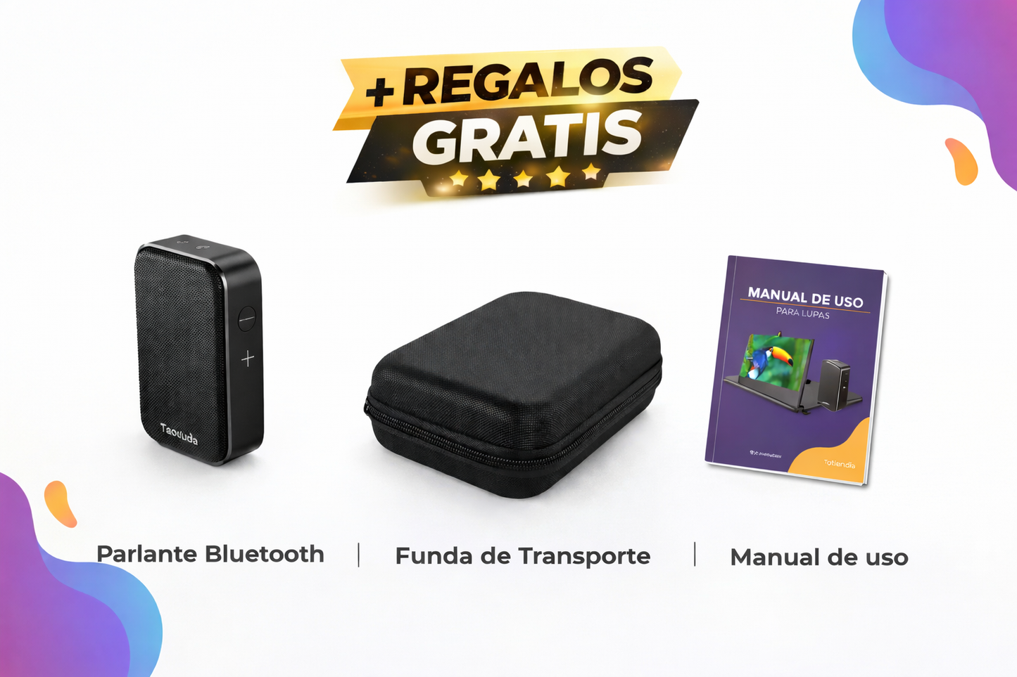 Amplificador de Pantalla 12" + Kit Premium de REGALO
