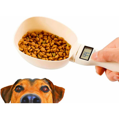 Cuchara Dosificadora de Alimentos para Mascotas – LCD Digital