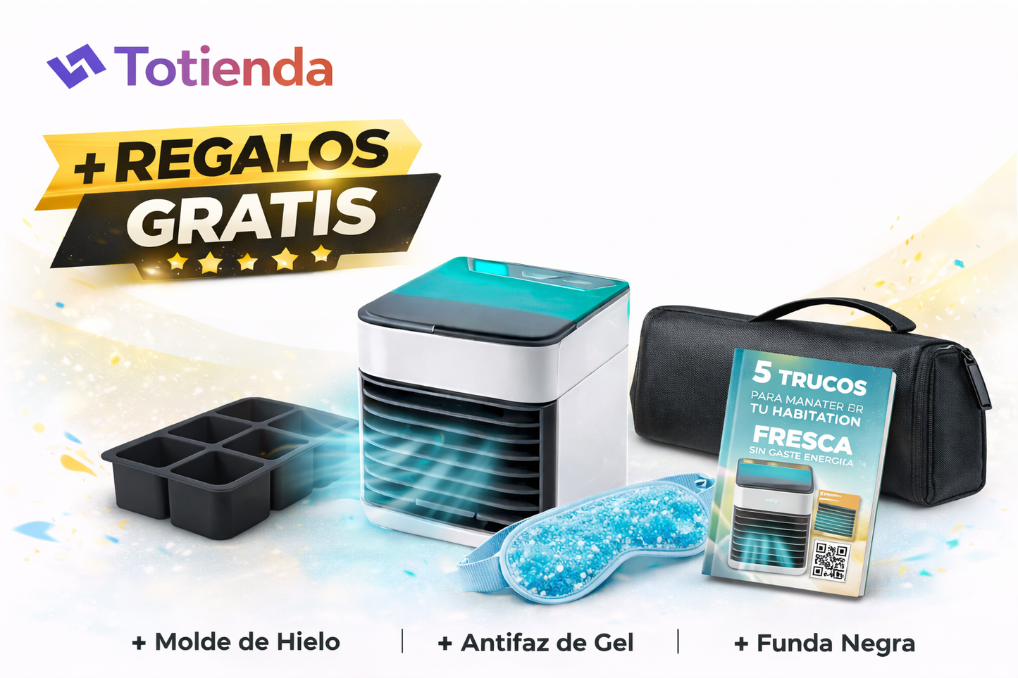 Aire Acondicionado Portátil + Pack de Regalo