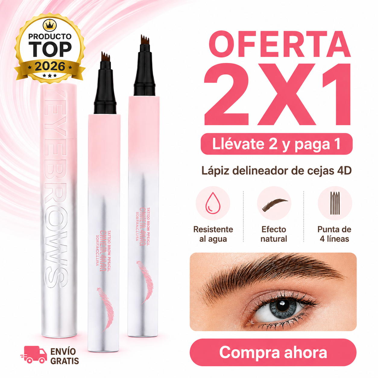 Pack 2x1 | Cejas perfectas y naturales en segundos - EYEBROW™️
