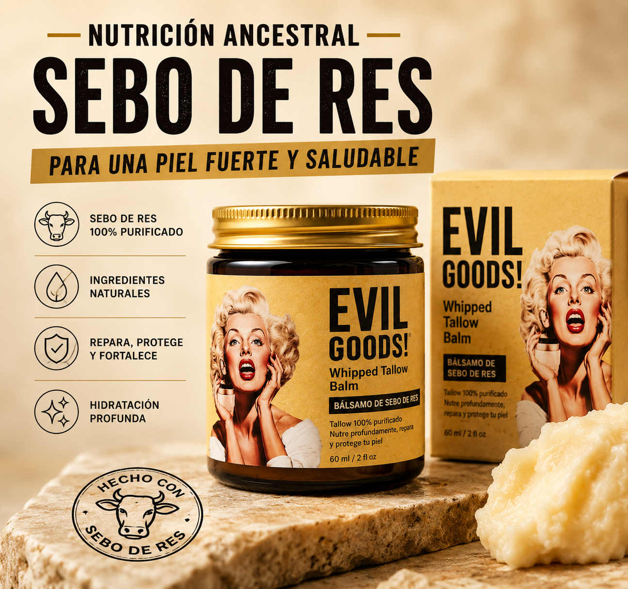 Evil Goods® - Bálsamo de res y miel