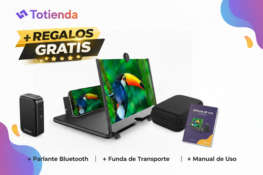 Amplificador de Pantalla 12" + Kit Premium de REGALO